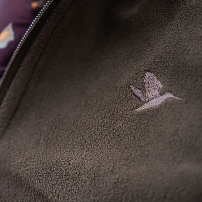 Fleece Jacket SEELAND Benjamin half zip (Pine green)