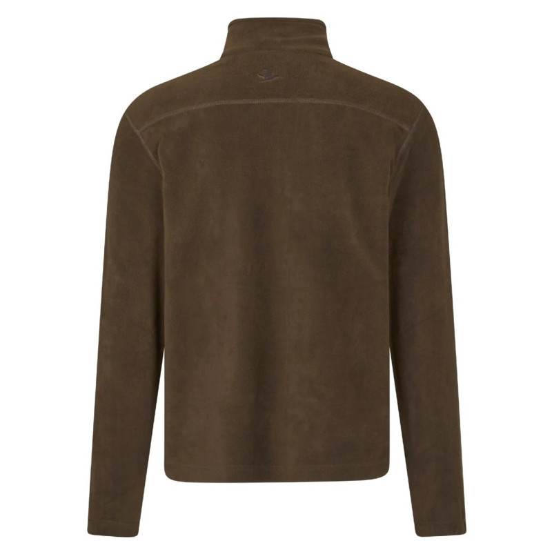 Fleece Jacket SEELAND Benjamin half zip (Dark brown)