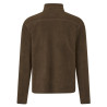 Fleece Jacket SEELAND Benjamin half zip (Dark brown)