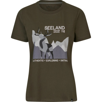 Women T-Shirt SEELAND Sadie Pine green