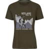 Women T-Shirt SEELAND Sadie Pine green