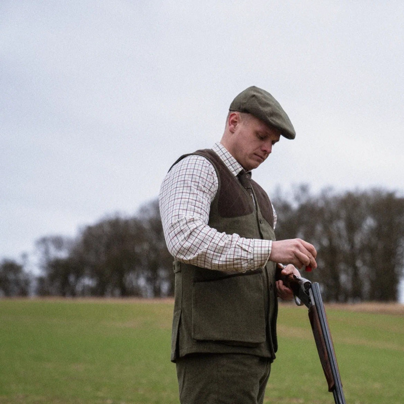 Waistcoat SEELAND Hillside (Moss green)