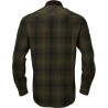 Shirt HARKILA Driven Hunt flannel Olive green check