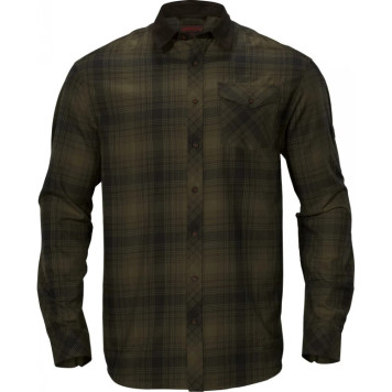 Marškiniai HARKILA Driven Hunt flannel Olive green check