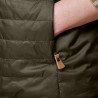 Women waistcoat HARKILA Kalix HSP (Willow green/Arabian spice)