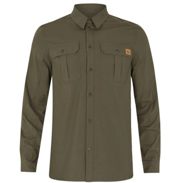 Marškiniai SEELAND Selous Cargo L/S Grape leaf