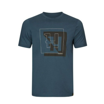 T-Shirt HARKILA H-Logo S/S (Sea blue)