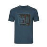 Marškinėliai HARKILA H-Logo S/S (Sea blue)