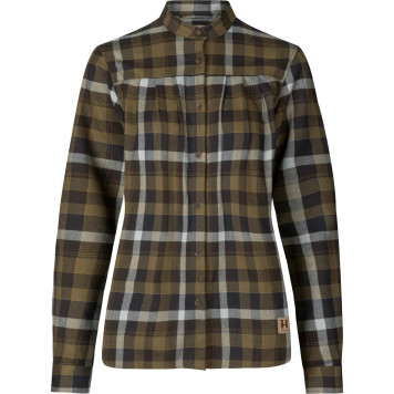 Moteriški Marškiniai HARKILA Sigrid L/S (Willow green/Phantom)