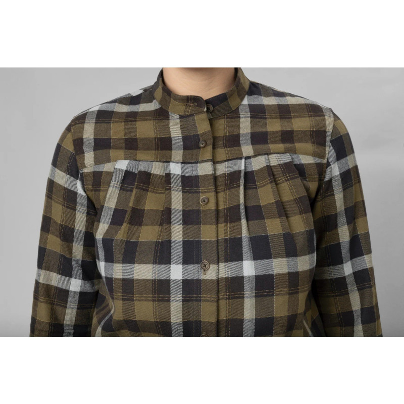 Moteriški Marškiniai HARKILA Sigrid L/S (Willow green/Phantom)