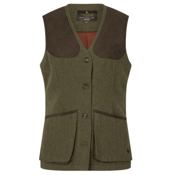 Women Waistcoat HARKILA Hillside Harriet (Moss green)
