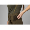 Women Trousers SEELAND Key-Point Kora (Pine green/Grizzly brown)
