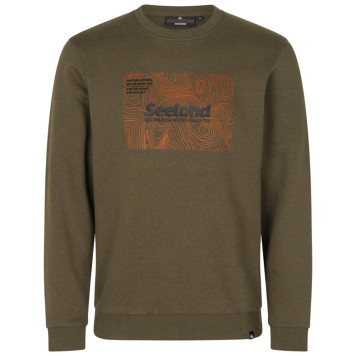 Sweater SEELAND Pulse (Dark Olive Melange)