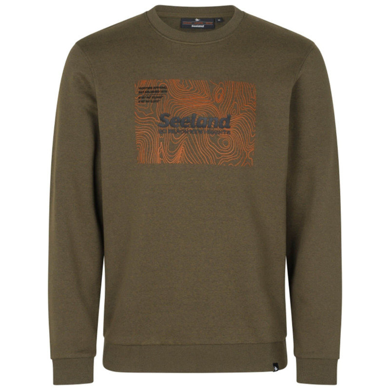 Sweater SEELAND Pulse (Dark Olive Melange)