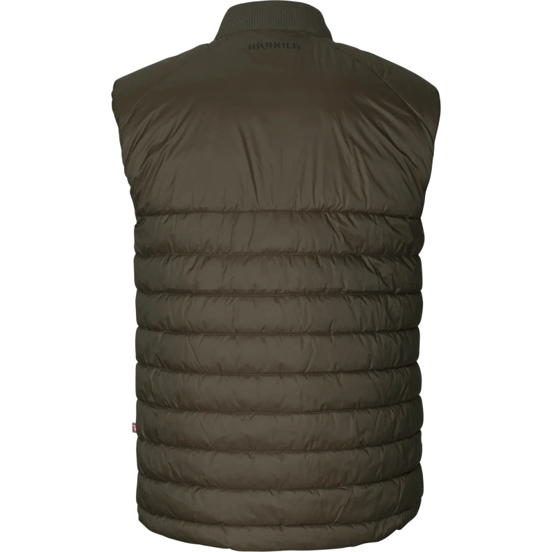 Waistcoat HARKILA Logmar Insulated packable (Willow green)