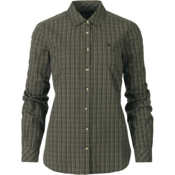 Women Shirt SEELAND Claire (Olive night check)