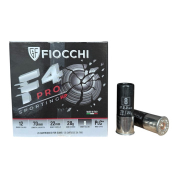 Šoviniai FIOCCHI kal. 12/70 F4 Pro Sporting HP 8 28g (86A11000)