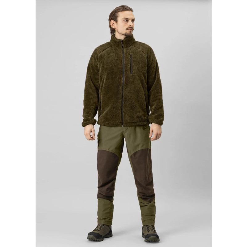 Fleece jacket SEELAND Toby (Pine green)