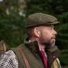 Kepurė HARKILA Kenmore CI Baker boy (Forest green/Herringbone)