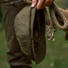 Kepurė HARKILA Kenmore CI Baker boy (Forest green/Herringbone)
