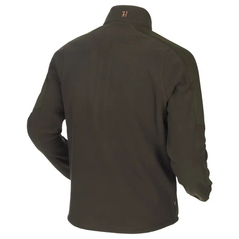 Fleece jacket HARKILA Venjan (Shadow Brown/Willow green)