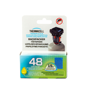 Užpildas prietaisui nuo uodų THERMACELL M-48-XIX (48val)