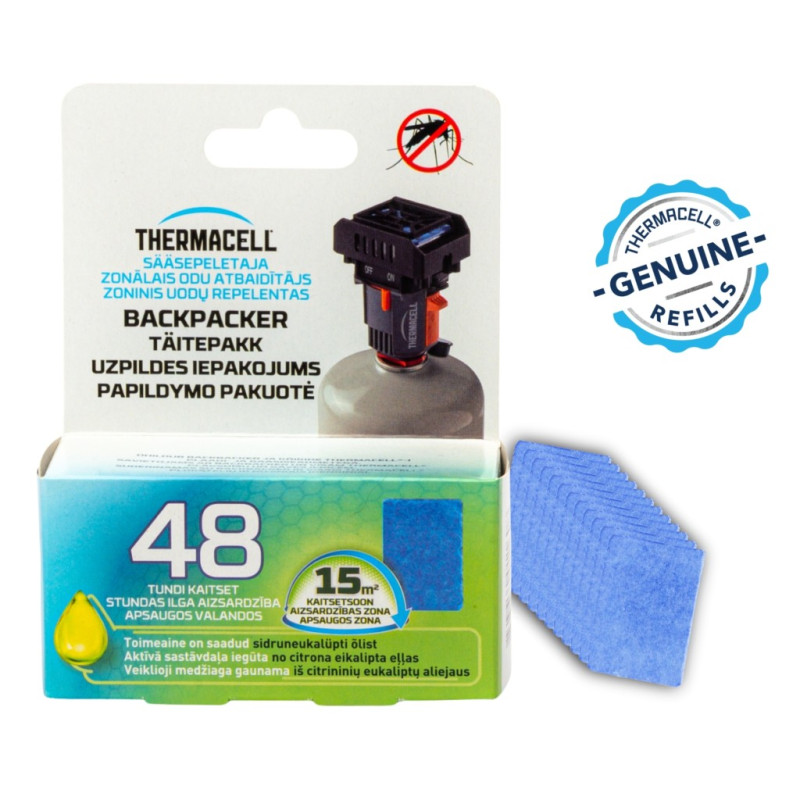 Refill for Mosquito Repellent Device THERMACELL M-48-XIX (48h)