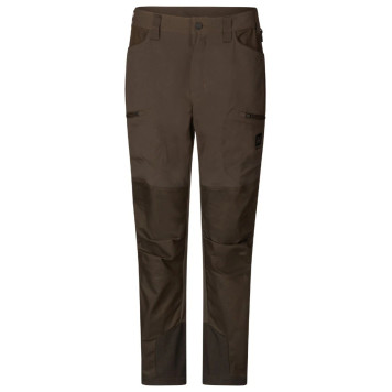Women trousers HARKILA Runa (Slate brown/Willow green)