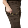 Women trousers HARKILA Runa (Slate brown/Willow green)