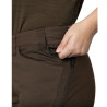 Women trousers HARKILA Runa (Slate brown/Willow green)