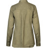 Women shirt HARKILA Abigail L/S (Dust green/Flying ducks)
