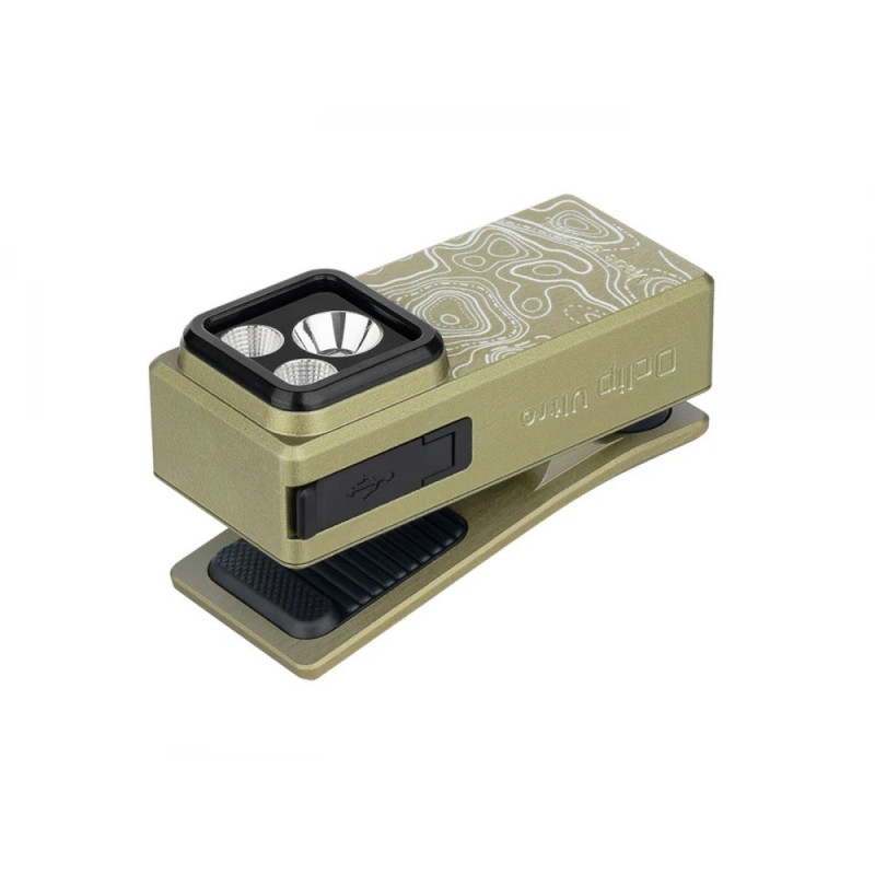 Prožektorius Olight Oclip Ultra (Olive Topo)