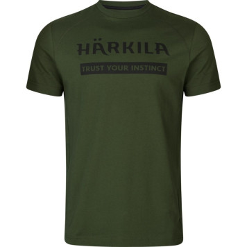 T-Shirt HARKILA Logo (Duffel green)