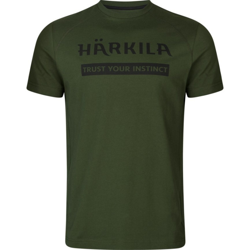 T-Shirt HARKILA Logo (Duffel green)