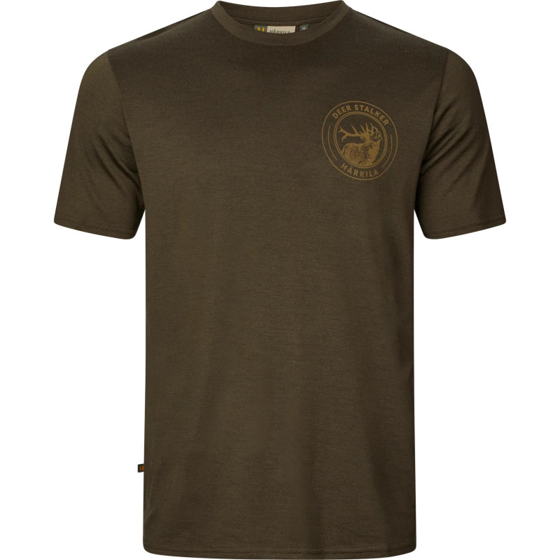 T-Shirt HARKILA Game S/S (Willow green stag)