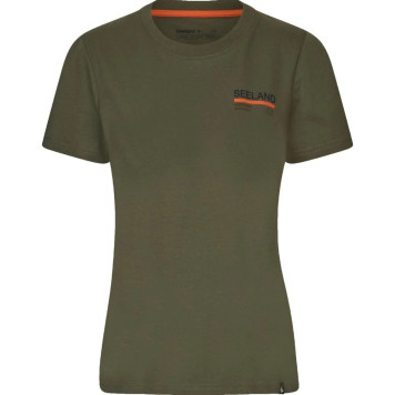 Lady T-Shirt SEELAND Leala S/S, Grape leaf (M)