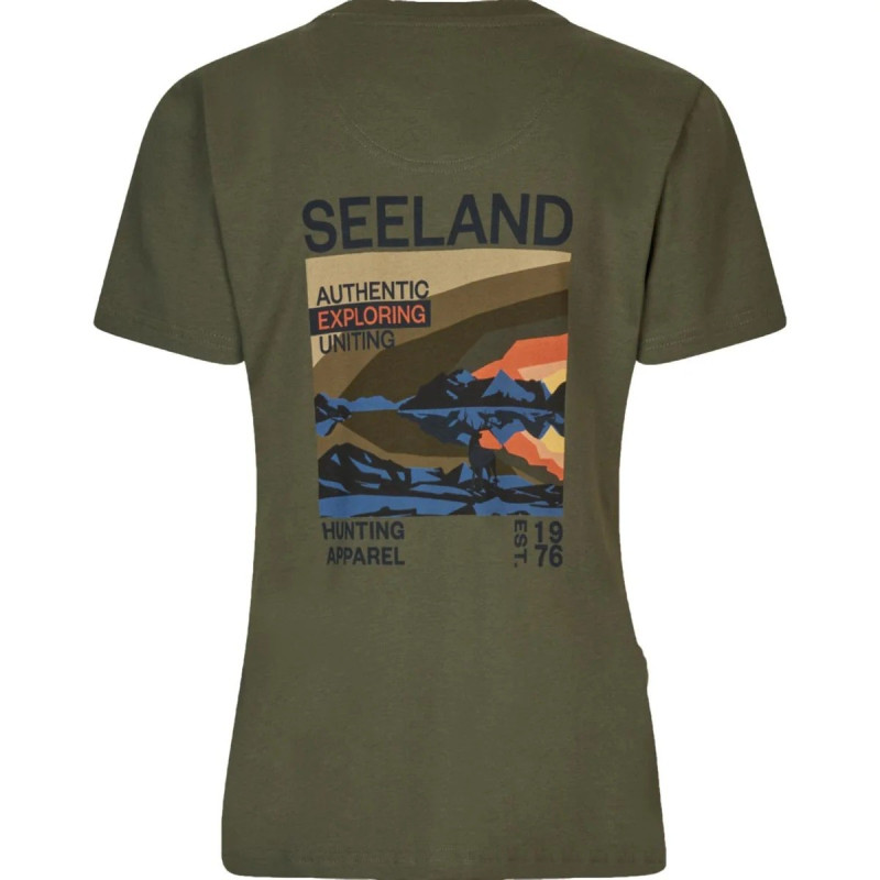 Moteriški Marškinėliai SEELAND Leala S/S (Grape leaf)