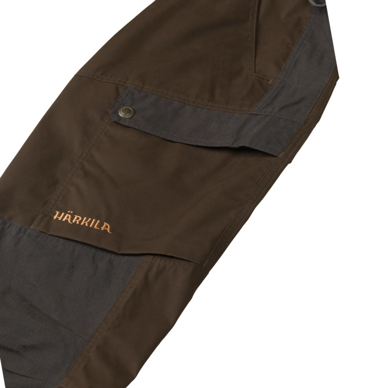 Trousers HARKILA Asmund (Willow green/Shadown brown)