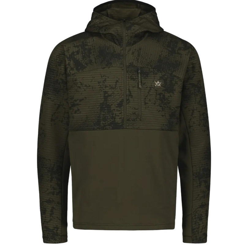 Džemperis ALASKA Active Hunter, Half zip (NightGreen blur)