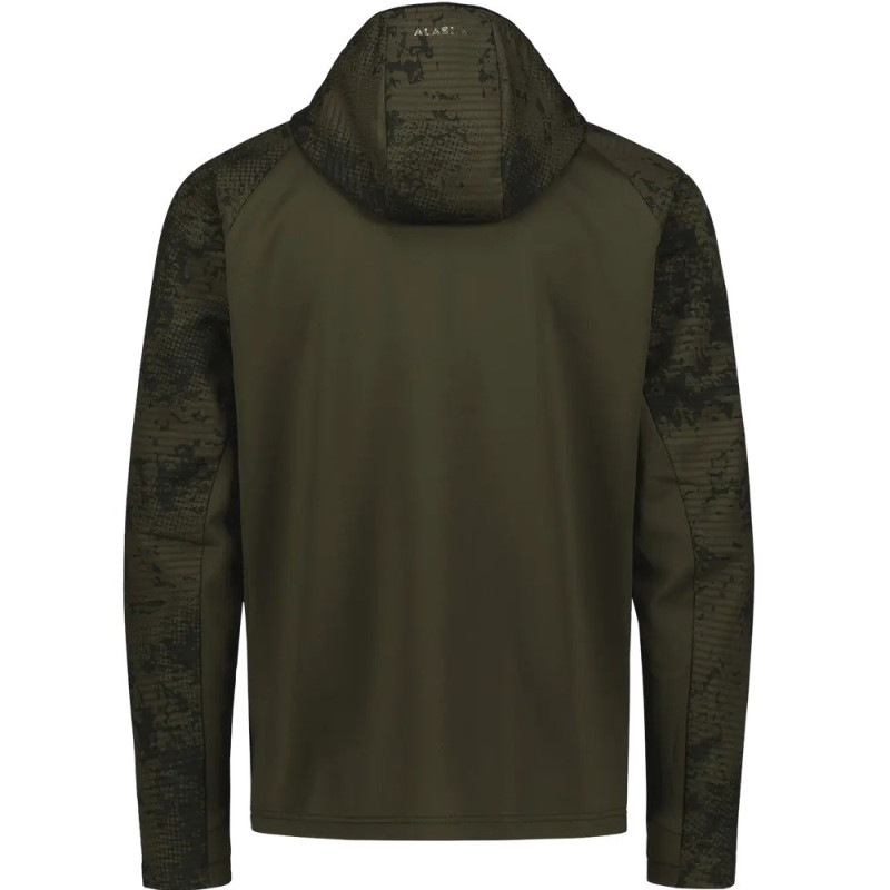 Džemperis ALASKA Active Hunter, Half zip (NightGreen blur)