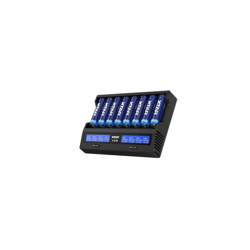 Battery charger XTAR VC8 Li-ion/NiMh 18650-26650 USB-C