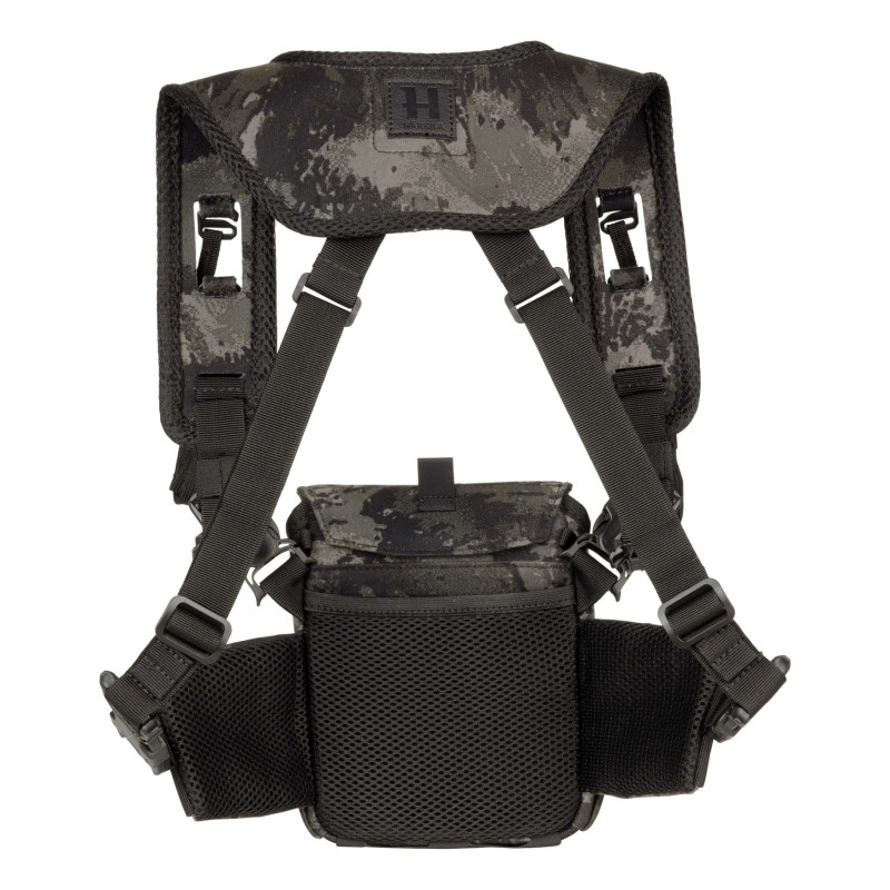 Dėklas žiūronams su petnešomis HARKILA Noctyx Bino Harness (AXIS MSP®Black) (one size)