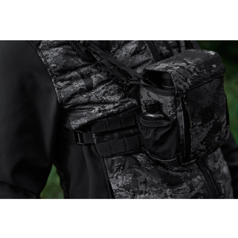 Dėklas žiūronams su petnešomis HARKILA Noctyx Bino Harness (AXIS MSP®Black) (one size)