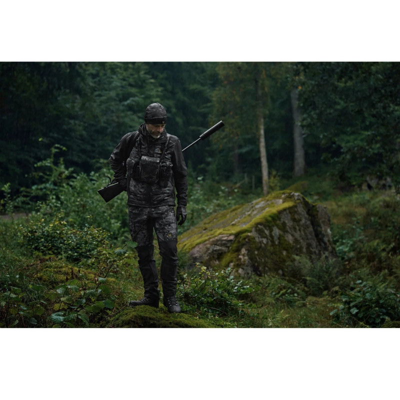 Dėklas žiūronams su petnešomis HARKILA Noctyx Bino Harness (AXIS MSP®Black) (one size)