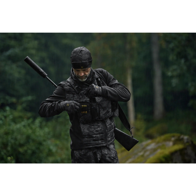 Dėklas žiūronams su petnešomis HARKILA Noctyx Bino Harness (AXIS MSP®Black) (one size)