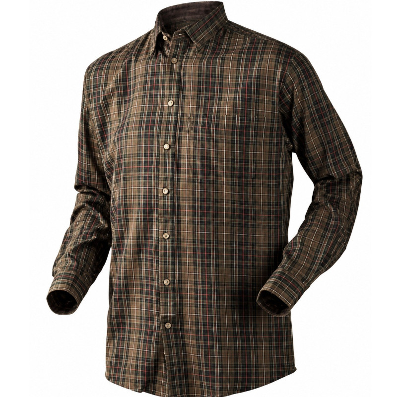Shirt SEELAND Pilton (Faun brown check)