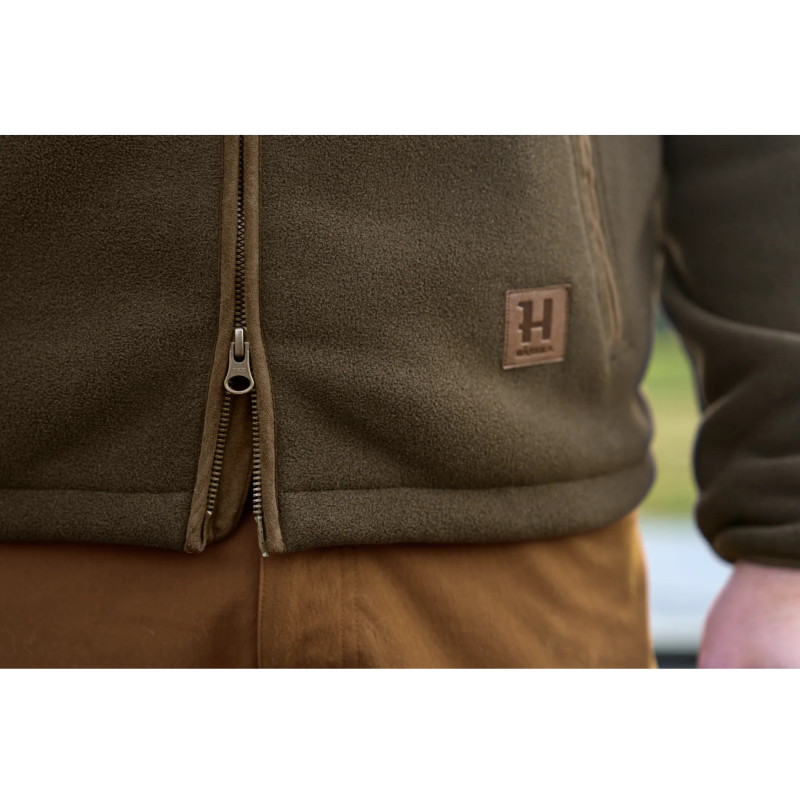 Džemperis HARKILA Sandhem sherpa fleece (Willow green)