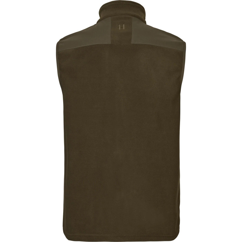 Waistcoat HARKILA Fjell fleece (Hunting green/Willow green)