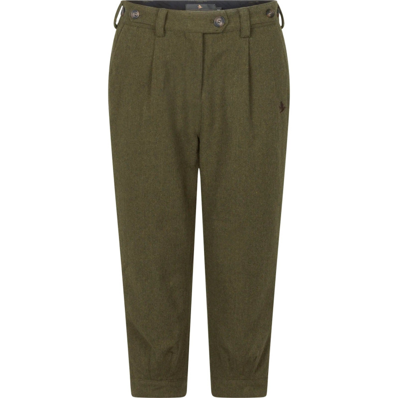 Women trousers three-quarter length SEELAND Hillside Harriet (Moss green)