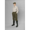 Women trousers three-quarter length SEELAND Hillside Harriet (Moss green)